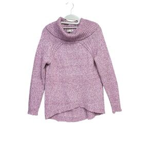 Cloud Chaser  size medium Lilac Cowl Neck Sweater